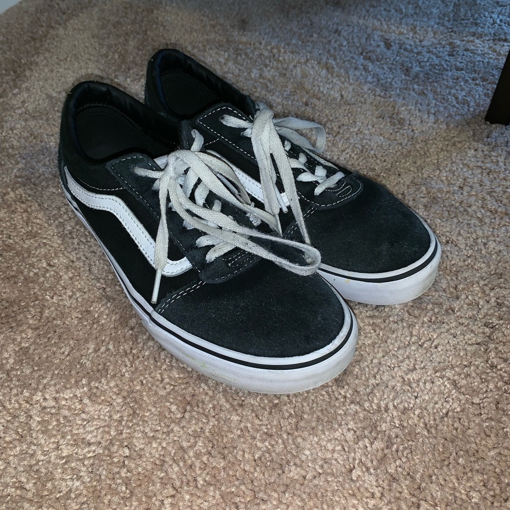 Black & White Canvas Vans